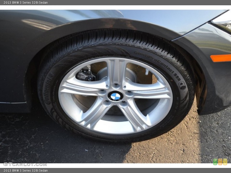 2013 BMW 3 Series 328i Sedan Wheel and Tire Photo #76913447