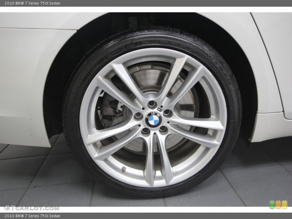 2010 BMW 7 Series 750i Sedan Wheel and Tire Photo #76914150