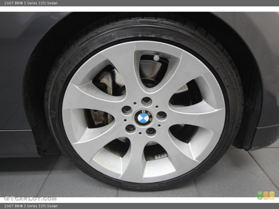 2007 BMW 3 Series 335i Sedan Wheel and Tire Photo #76917258