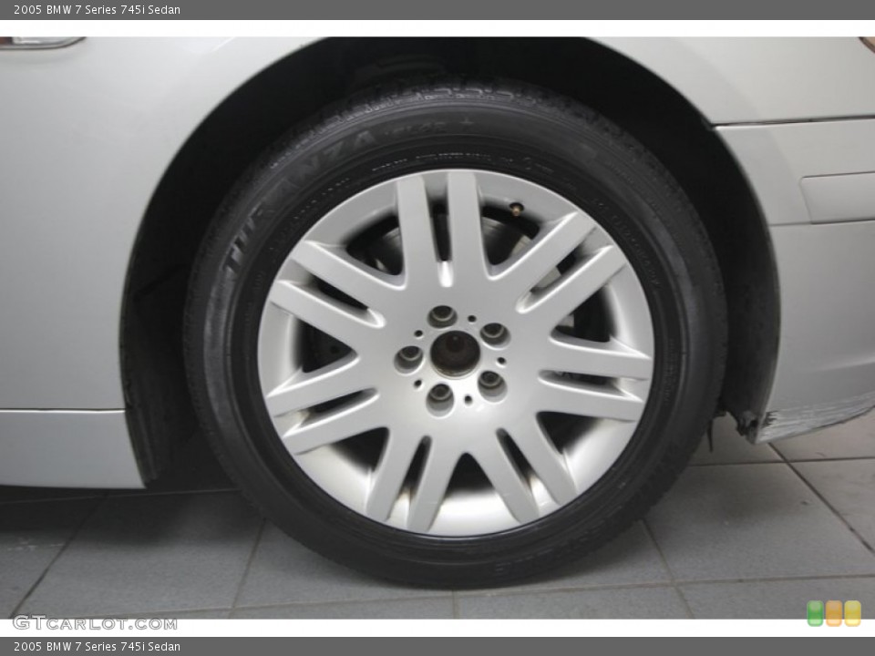 2005 BMW 7 Series 745i Sedan Wheel and Tire Photo #76918726