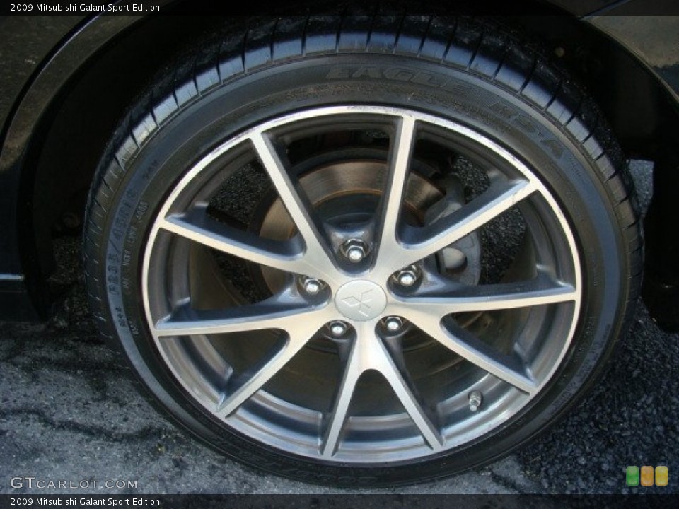 2009 Mitsubishi Galant Sport Edition Wheel and Tire Photo #76919567