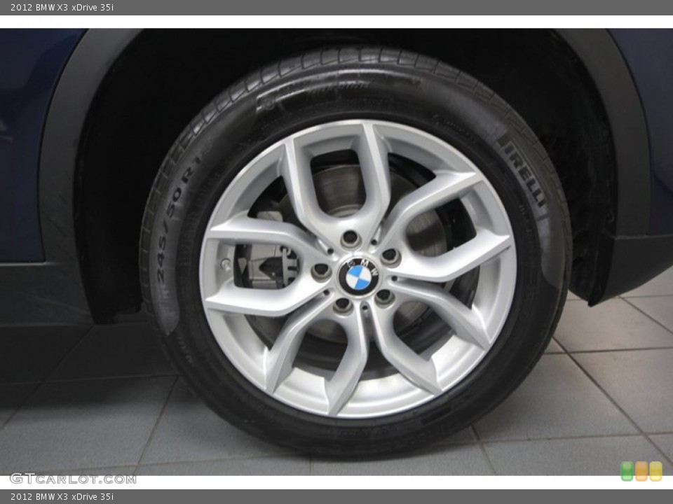 2012 BMW X3 xDrive 35i Wheel and Tire Photo #76924227