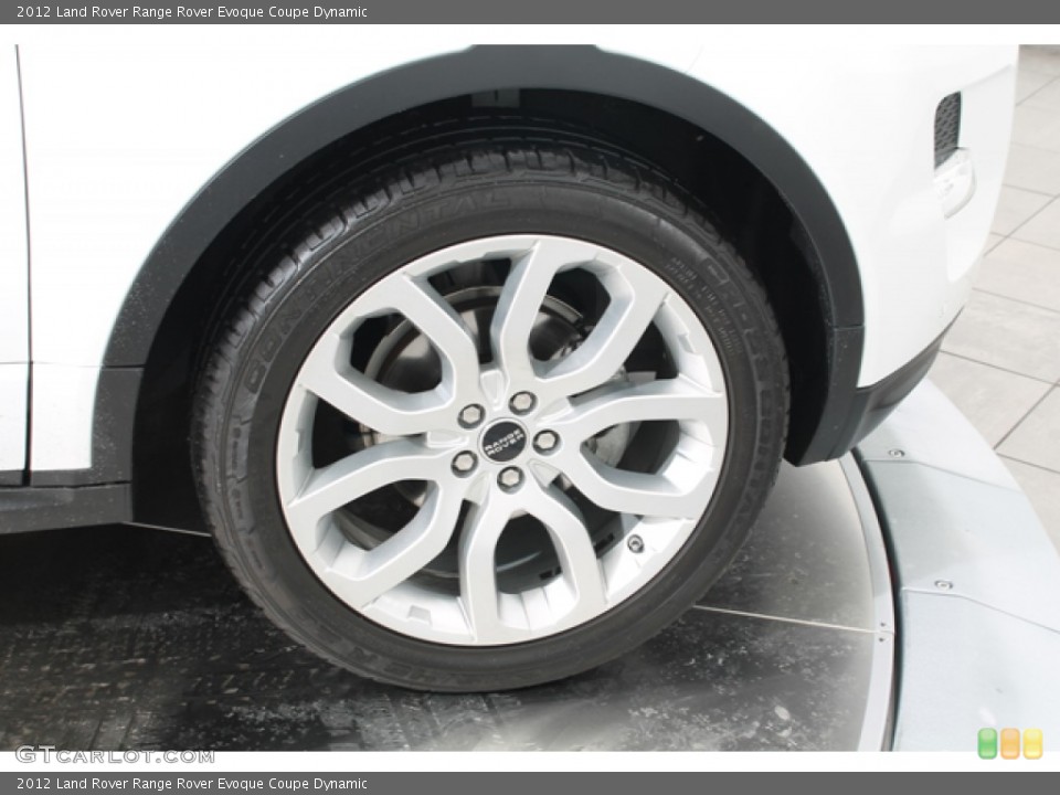 2012 Land Rover Range Rover Evoque Coupe Dynamic Wheel and Tire Photo #76933792