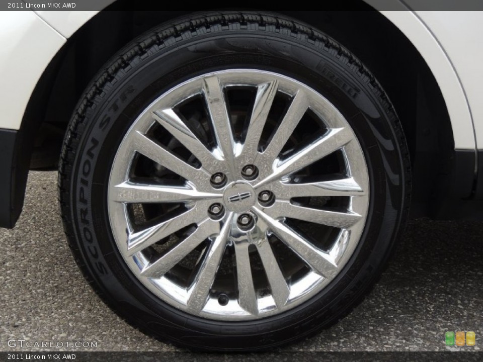 2011 Lincoln MKX AWD Wheel and Tire Photo #76934756