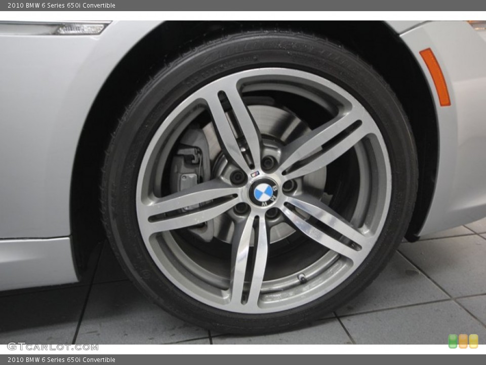 2010 BMW 6 Series 650i Convertible Wheel and Tire Photo #76935004