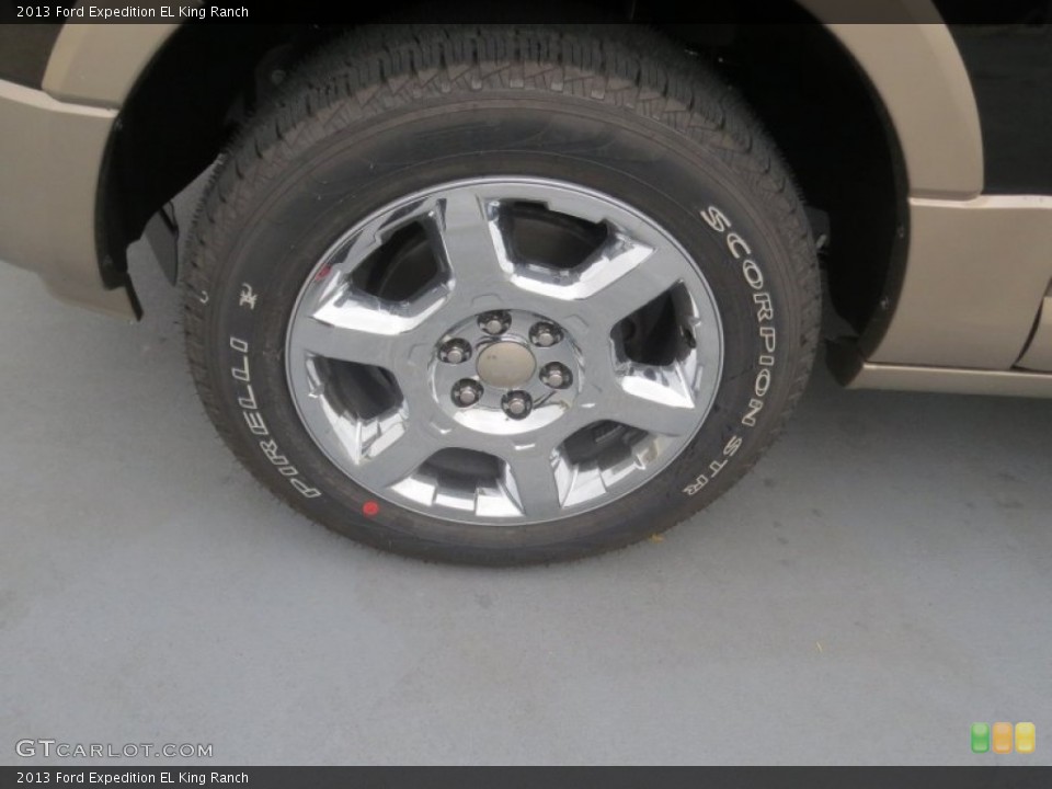 2013 Ford Expedition EL King Ranch Wheel and Tire Photo #76942486