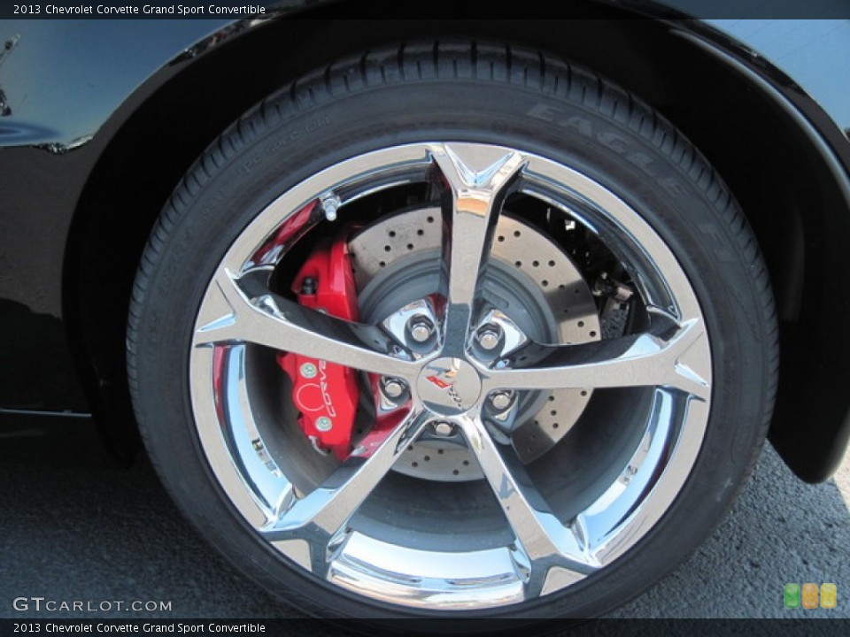 2013 Chevrolet Corvette Grand Sport Convertible Wheel and Tire Photo #76949377