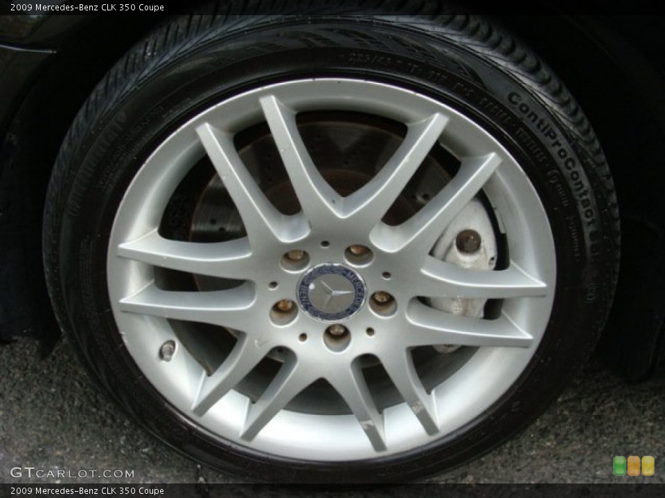 2009 Mercedes-Benz CLK 350 Coupe Wheel and Tire Photo #76950583