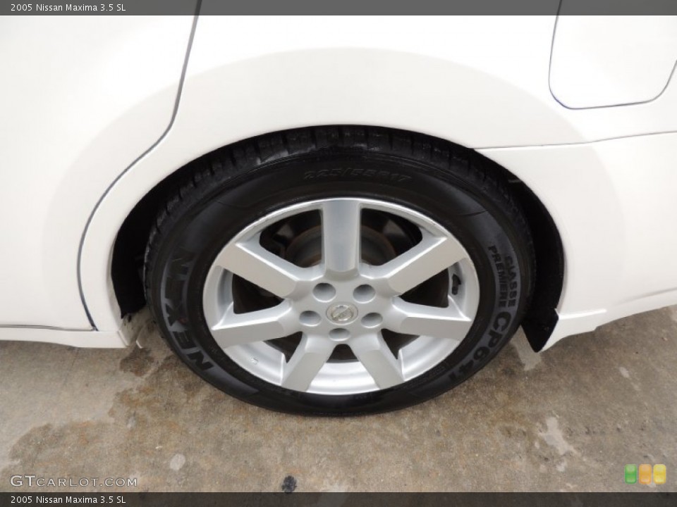 2005 Nissan Maxima 3.5 SL Wheel and Tire Photo #76962745