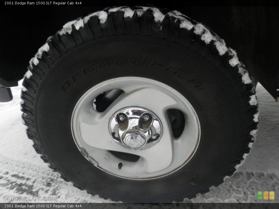 2001 Dodge Ram 1500 SLT Regular Cab 4x4 Wheel and Tire Photo #76963048