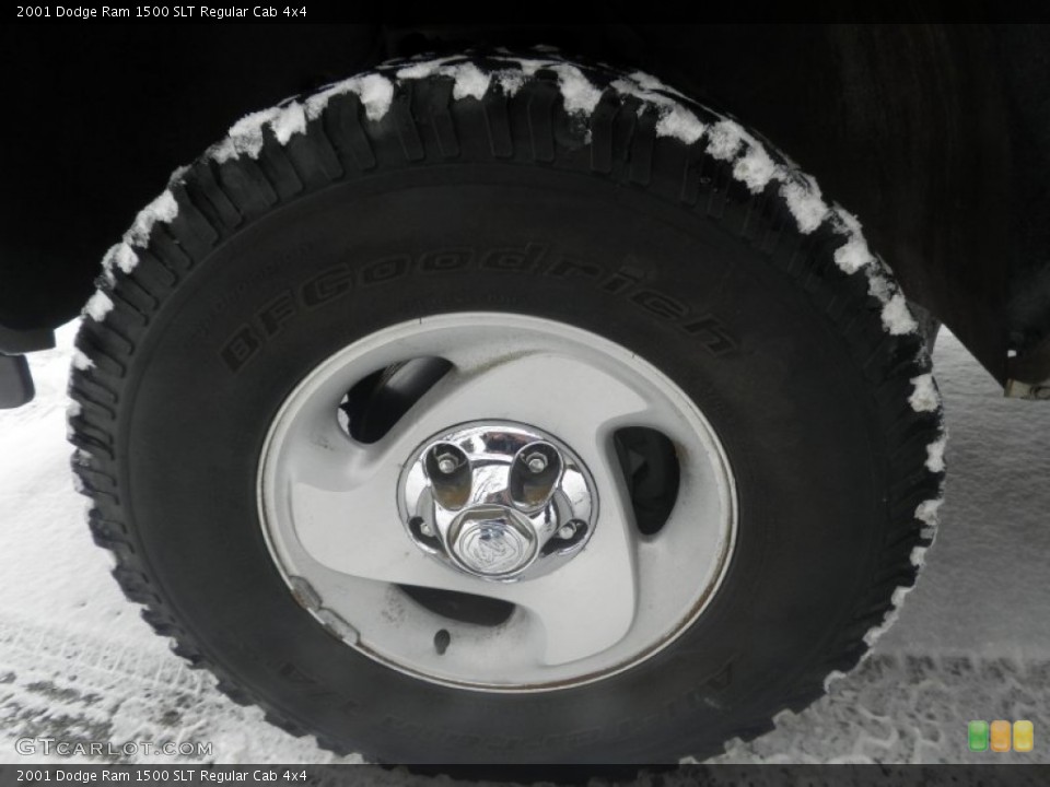 2001 Dodge Ram 1500 SLT Regular Cab 4x4 Wheel and Tire Photo #76963070