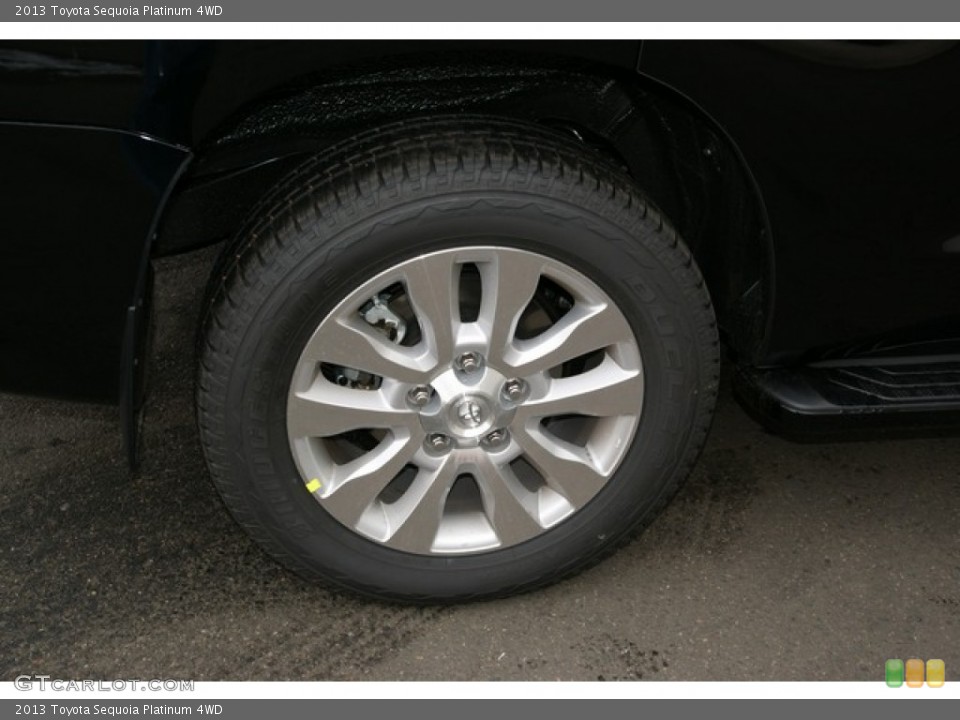 2013 Toyota Sequoia Platinum 4WD Wheel and Tire Photo #76965857