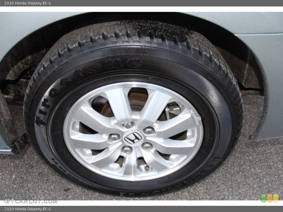 2010 Honda Odyssey EX-L Wheel and Tire Photo #76966579