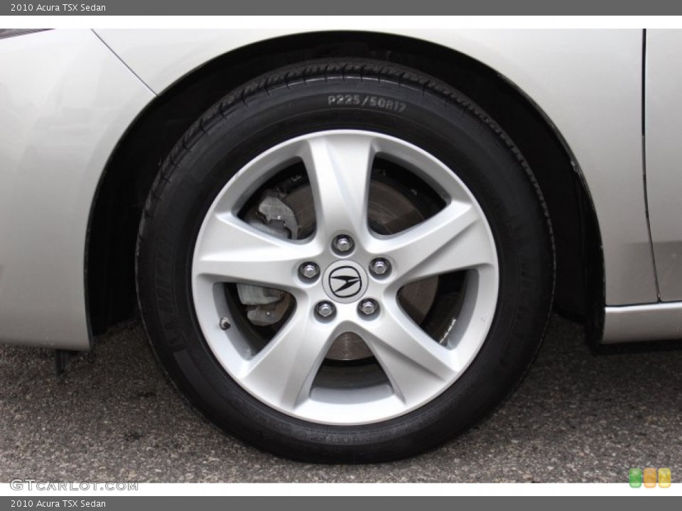 2010 Acura TSX Sedan Wheel and Tire Photo #76967086