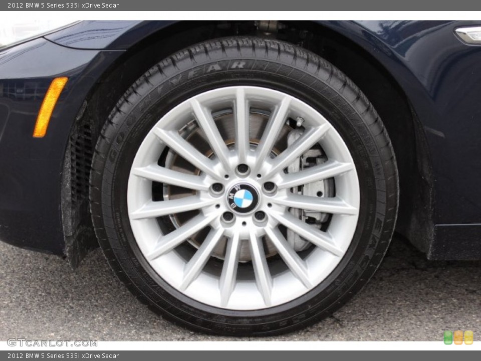 2012 BMW 5 Series 535i xDrive Sedan Wheel and Tire Photo #76968790