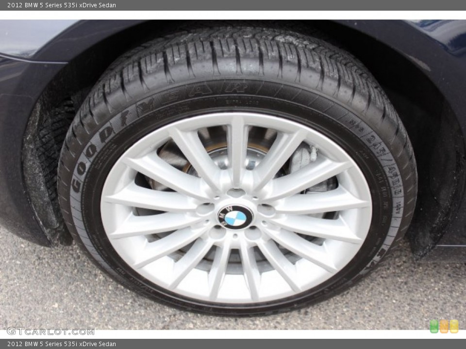 2012 BMW 5 Series 535i xDrive Sedan Wheel and Tire Photo #76968811