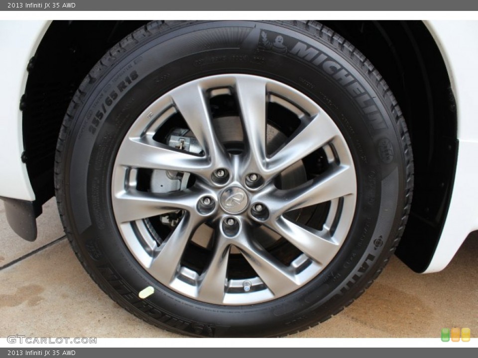 2013 Infiniti JX 35 AWD Wheel and Tire Photo #76969836