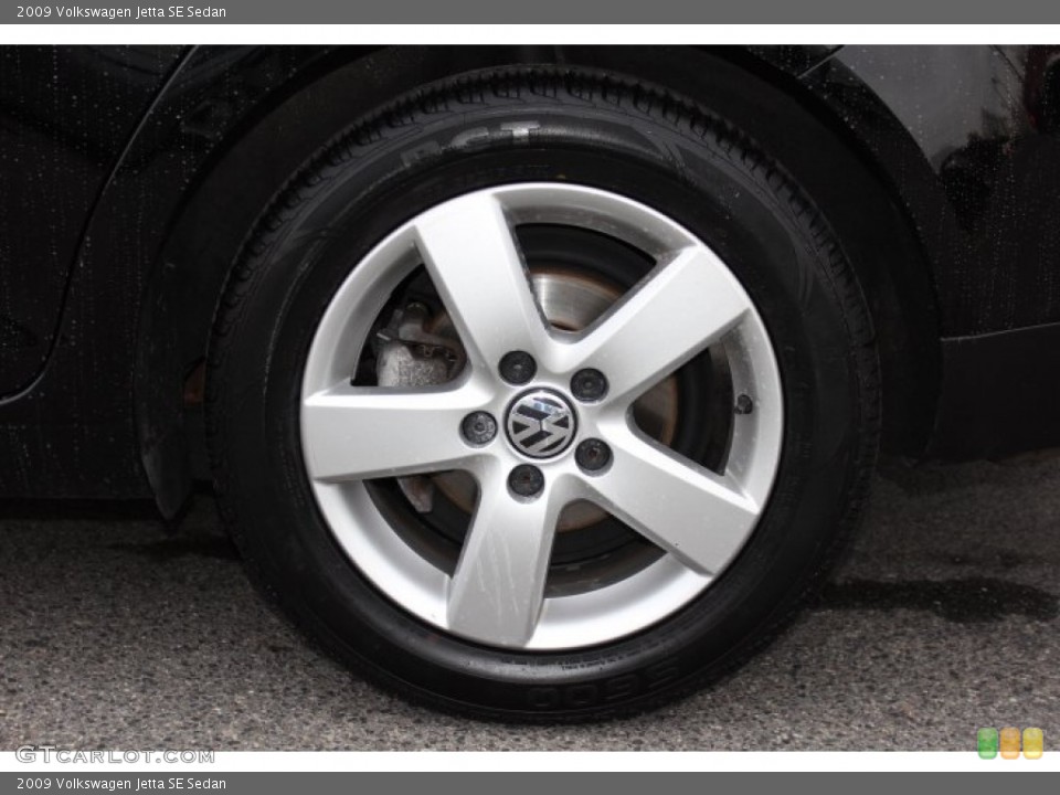 2009 Volkswagen Jetta SE Sedan Wheel and Tire Photo #76970958