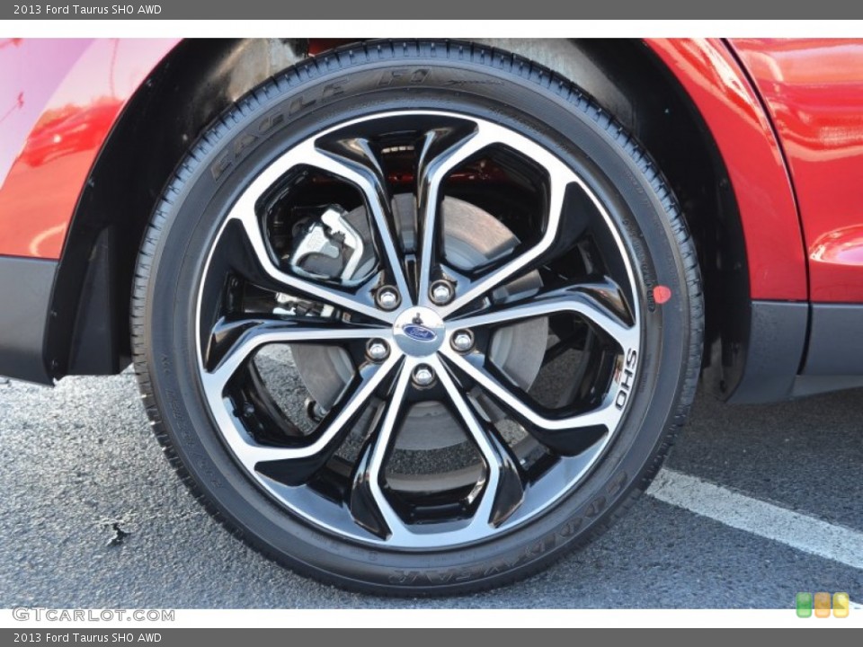 2013 Ford Taurus SHO AWD Wheel and Tire Photo #76971568