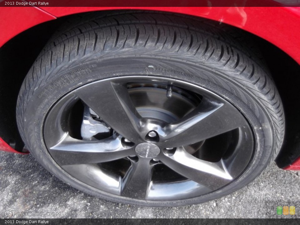 2013 Dodge Dart Rallye Wheel and Tire Photo #76971872