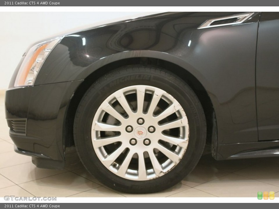 2011 Cadillac CTS 4 AWD Coupe Wheel and Tire Photo #76972218