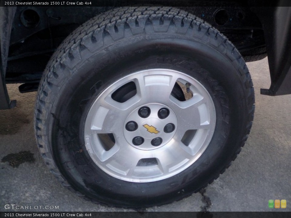 2013 Chevrolet Silverado 1500 LT Crew Cab 4x4 Wheel and Tire Photo #76973587