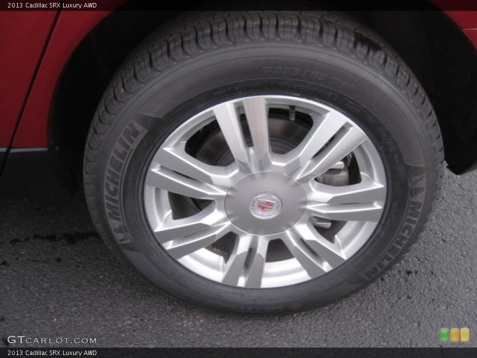 2013 Cadillac SRX Luxury AWD Wheel and Tire Photo #76975048