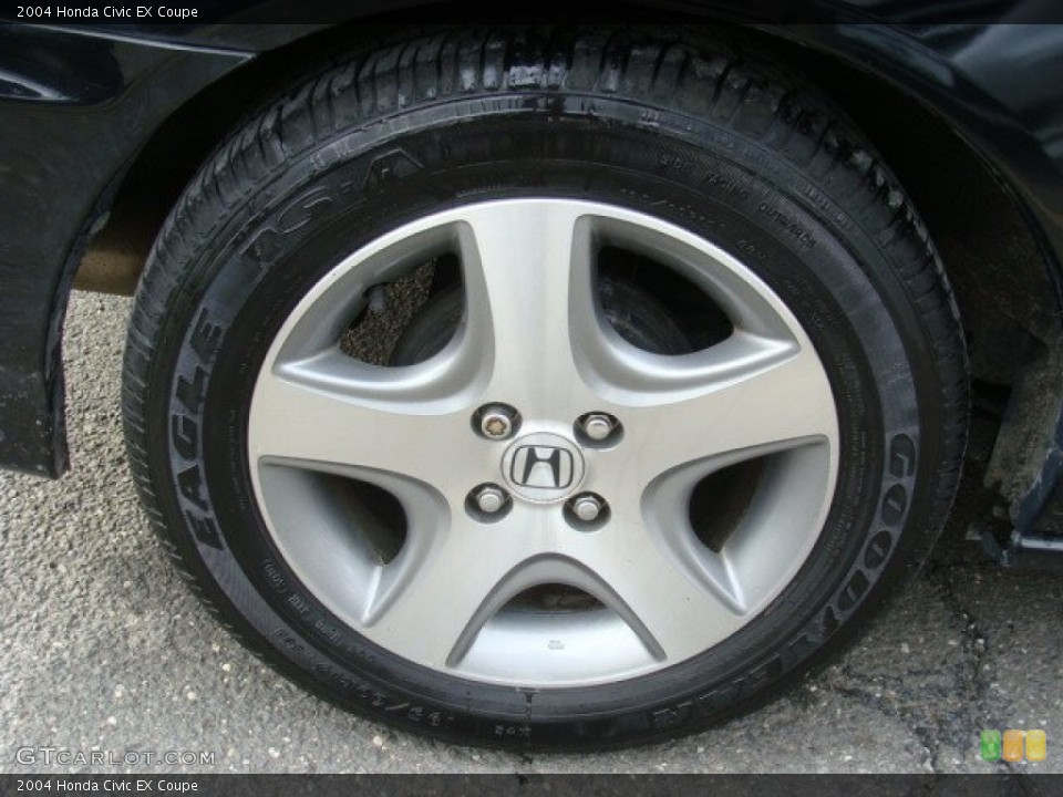 2004 Honda Civic EX Coupe Wheel and Tire Photo #76975231