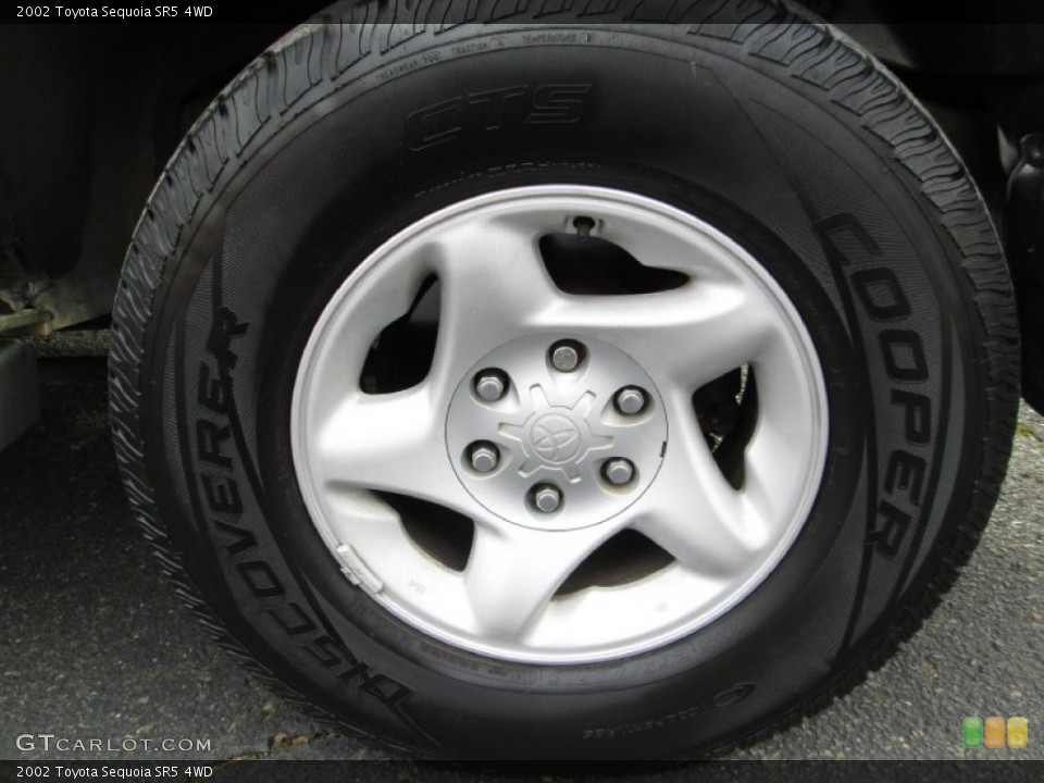 2002 Toyota Sequoia SR5 4WD Wheel and Tire Photo #76977827