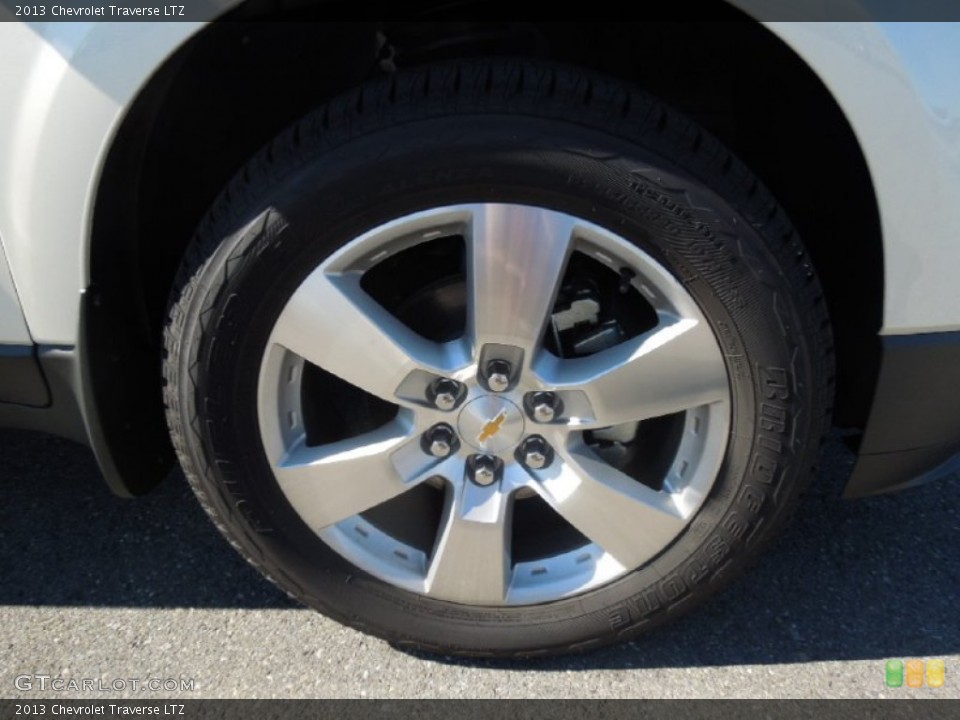 2013 Chevrolet Traverse LTZ Wheel and Tire Photo #76978785
