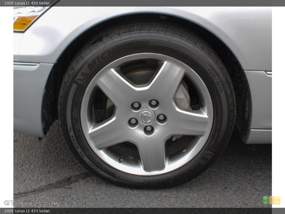 2005 Lexus LS 430 Sedan Wheel and Tire Photo #76981654