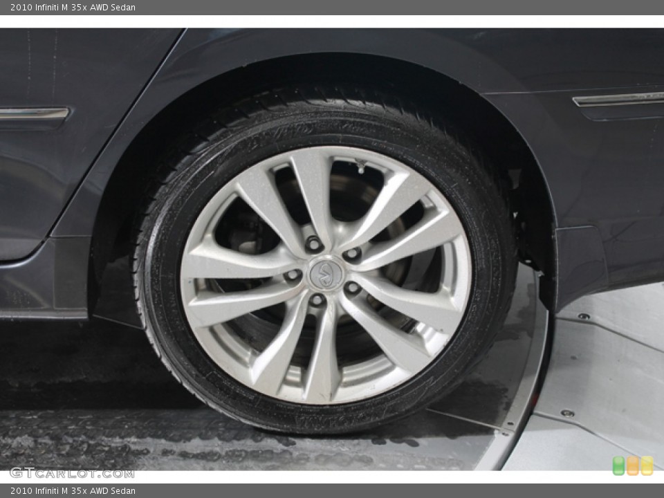 2010 Infiniti M 35x AWD Sedan Wheel and Tire Photo #76988832