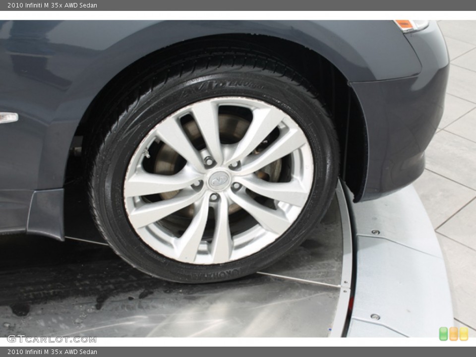 2010 Infiniti M 35x AWD Sedan Wheel and Tire Photo #76988864