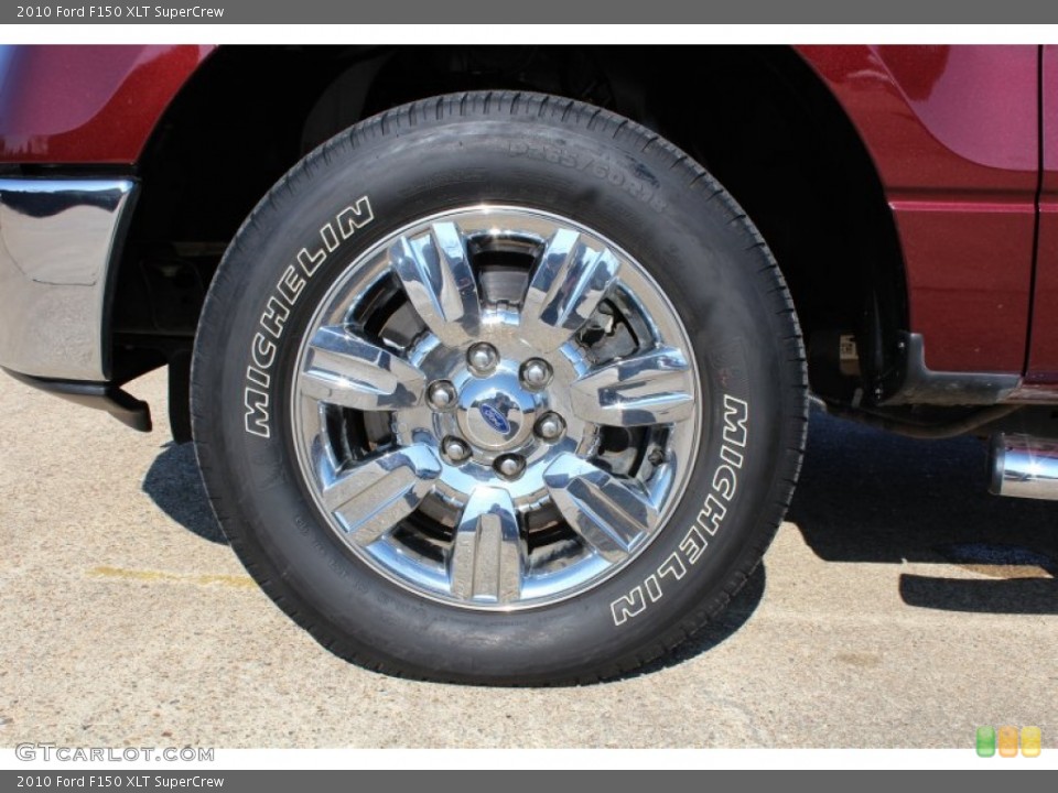 2010 Ford F150 XLT SuperCrew Wheel and Tire Photo #76989372