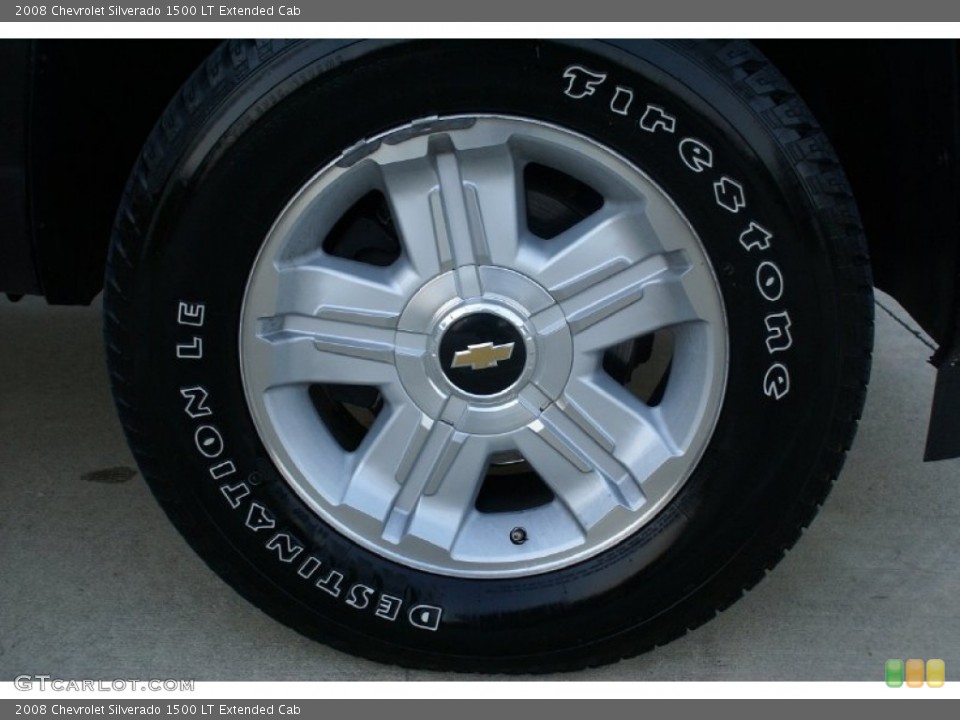 2008 Chevrolet Silverado 1500 LT Extended Cab Wheel and Tire Photo #76990533