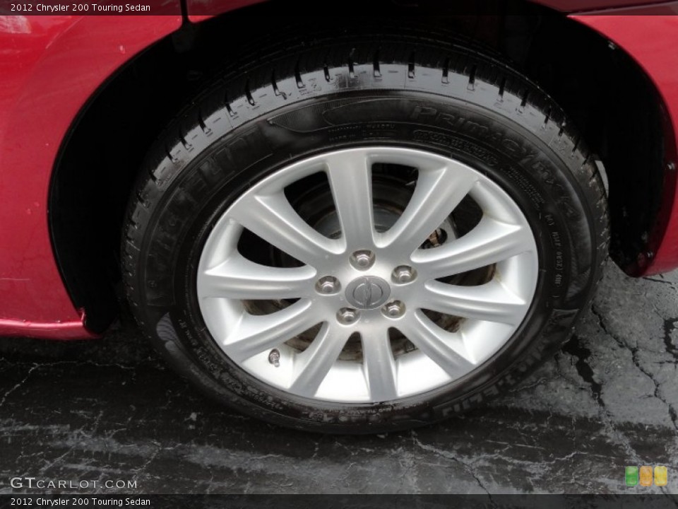 2012 Chrysler 200 Touring Sedan Wheel and Tire Photo #76990827