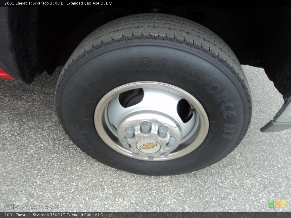 2001 Chevrolet Silverado 3500 LT Extended Cab 4x4 Dually Wheel and Tire Photo #76991126