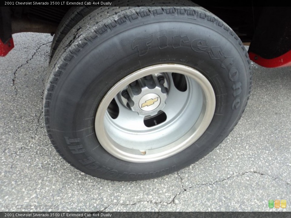 2001 Chevrolet Silverado 3500 LT Extended Cab 4x4 Dually Wheel and Tire Photo #76991199