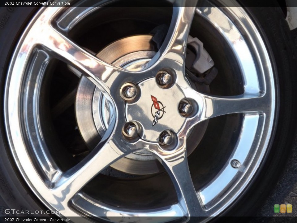 2002 Chevrolet Corvette Convertible Wheel and Tire Photo #76992033