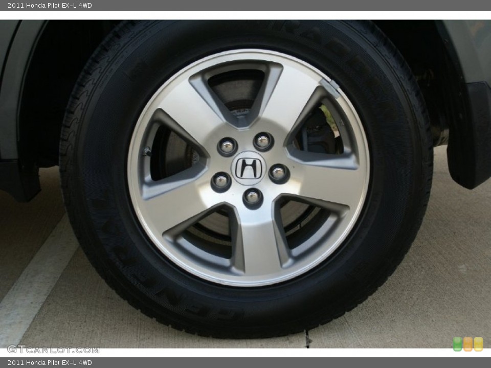 2011 Honda Pilot EX-L 4WD Wheel and Tire Photo #76993407