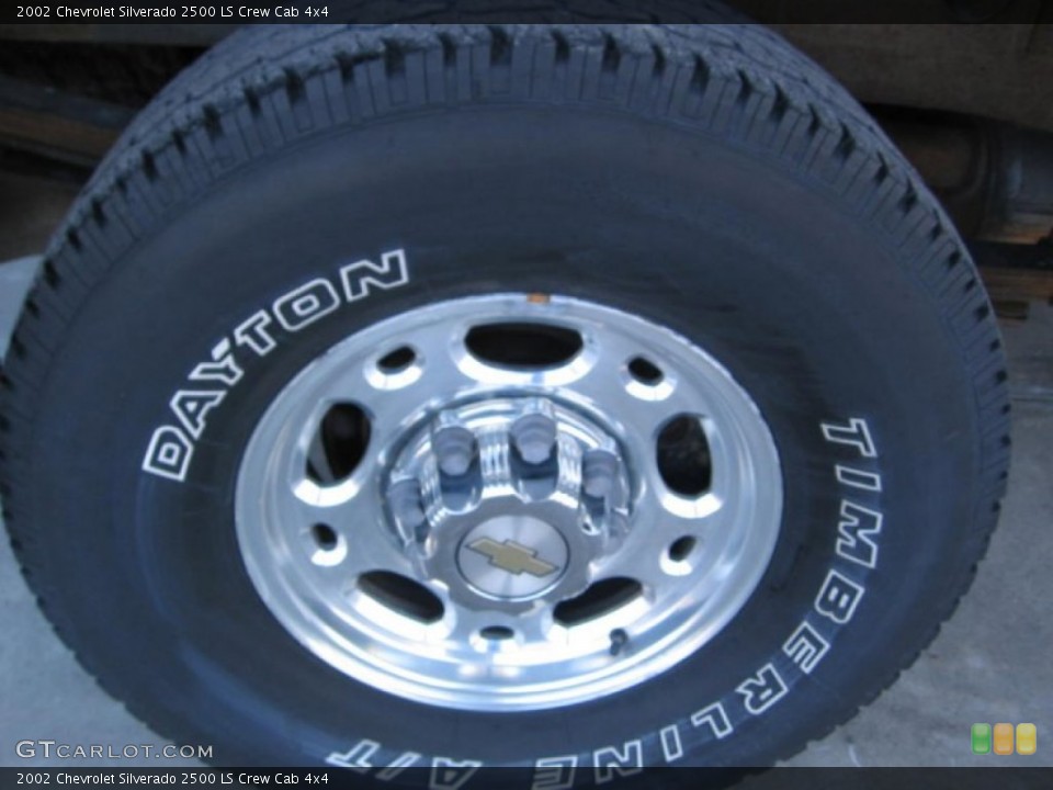 2002 Chevrolet Silverado 2500 LS Crew Cab 4x4 Wheel and Tire Photo #76993872