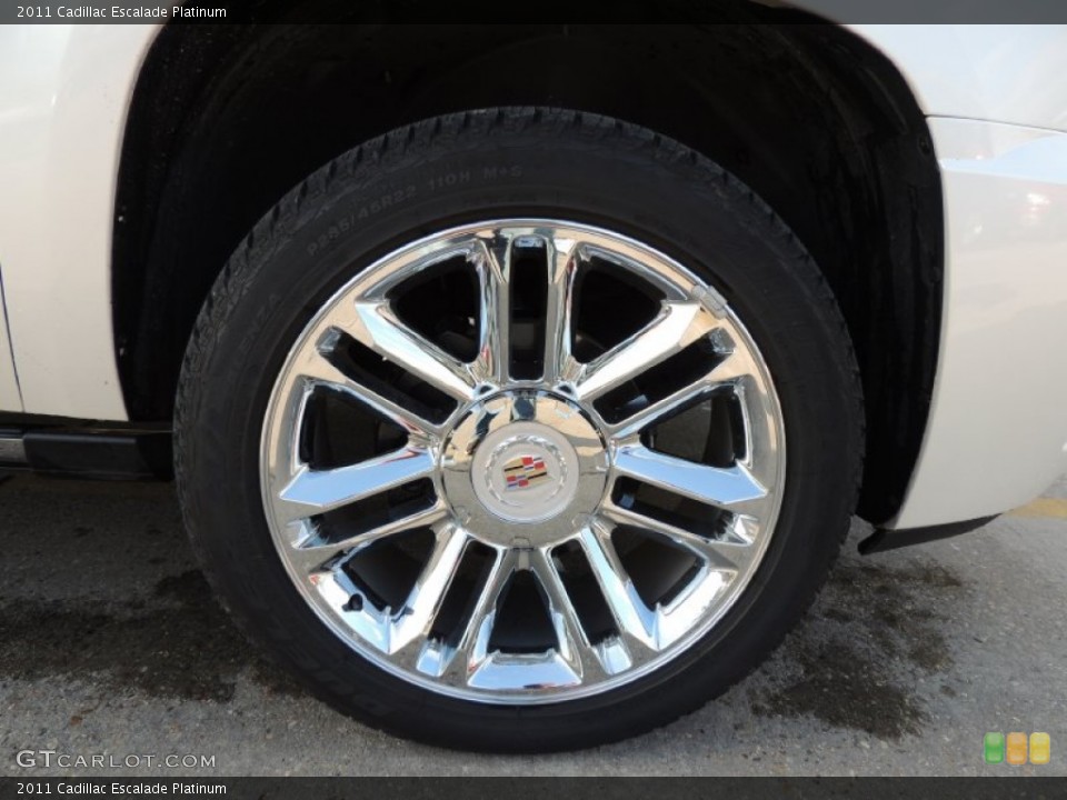 2011 Cadillac Escalade Platinum Wheel and Tire Photo #76995867