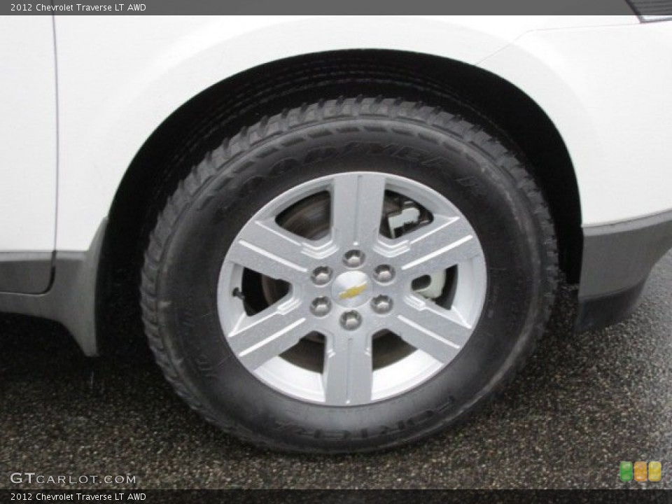 2012 Chevrolet Traverse LT AWD Wheel and Tire Photo #76996578