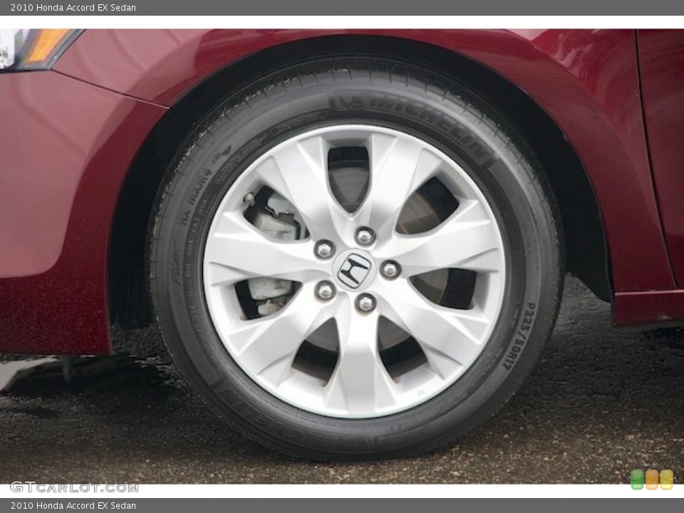 2010 Honda Accord EX Sedan Wheel and Tire Photo #76999087