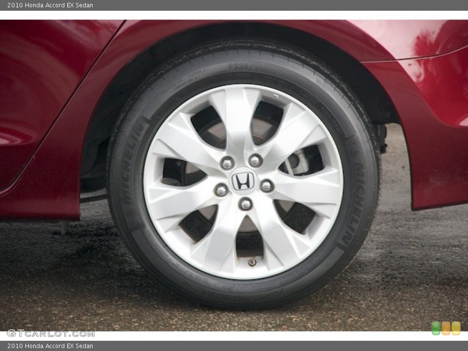 2010 Honda Accord EX Sedan Wheel and Tire Photo #76999113