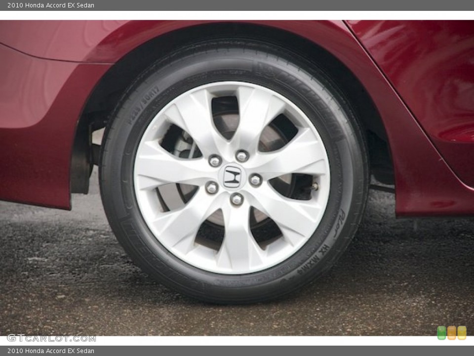 2010 Honda Accord EX Sedan Wheel and Tire Photo #76999137