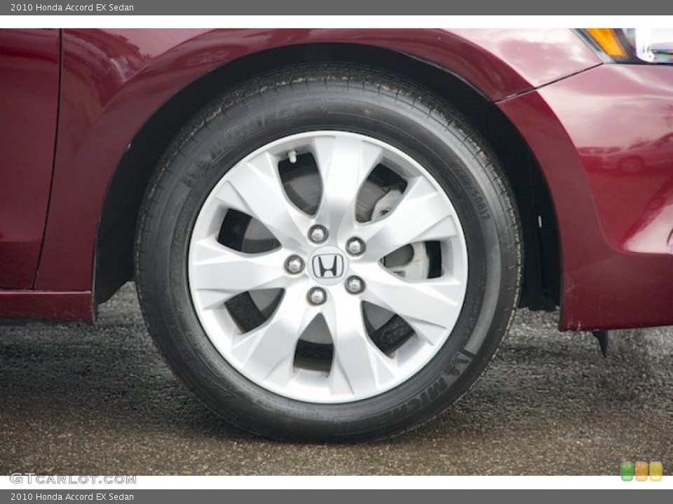 2010 Honda Accord EX Sedan Wheel and Tire Photo #76999164