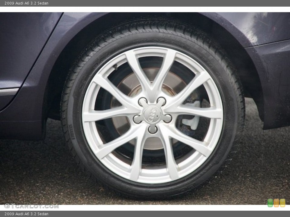 2009 Audi A6 3.2 Sedan Wheel and Tire Photo #76999948