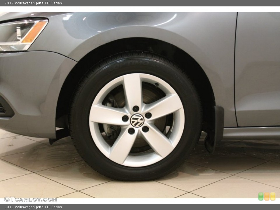 2012 Volkswagen Jetta TDI Sedan Wheel and Tire Photo #77000053