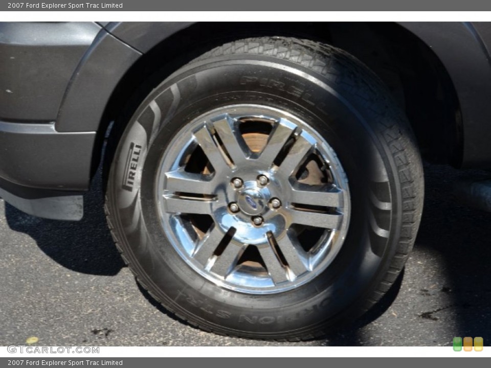 2007 Ford Explorer Sport Trac Limited Wheel and Tire Photo #77001679